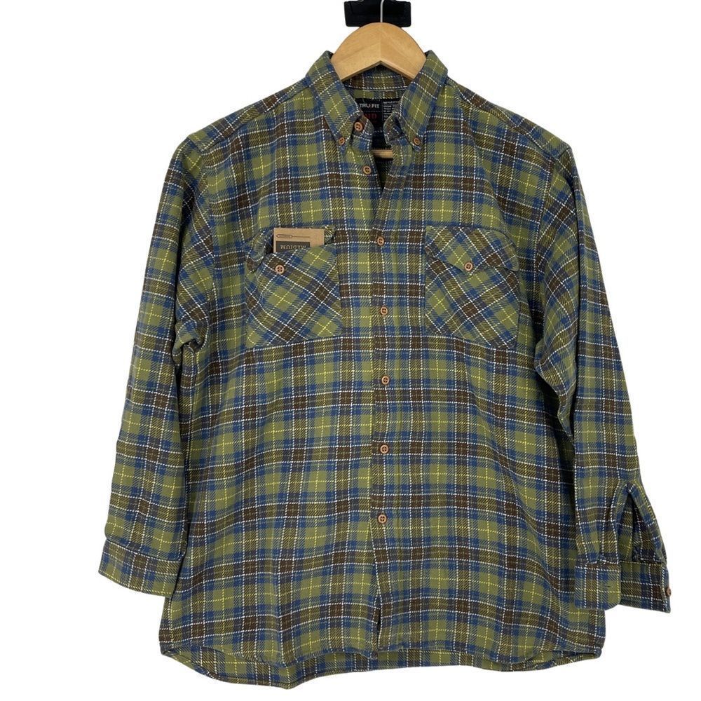 Tru Fit Green Plaid Flannel Shirt – NWT